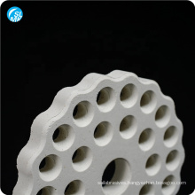 porous round mullite ceramic disc insulators for factory use